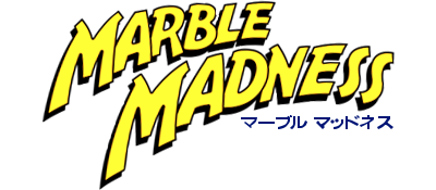 Marble Madness logo for Sega Mega Drive